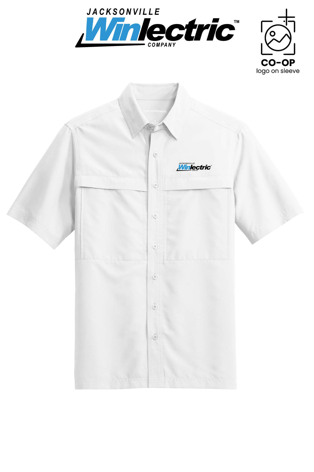 Port Authority® Short Sleeve UV Daybreak Shirt - Jacksonville Winlectric