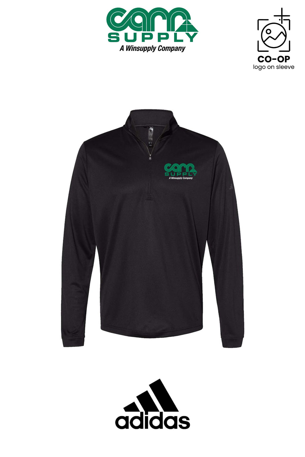 Adidas Mens Ultimate365 Lightweight Quarter-Zip Pullover - Carr Supply - Lancaster