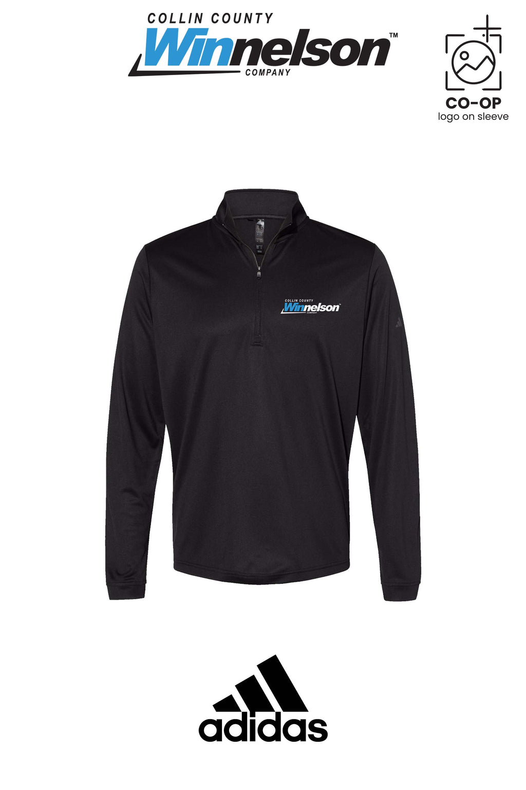 Adidas Mens Ultimate365 Lightweight Quarter-Zip Pullover - Collin County Winnelson