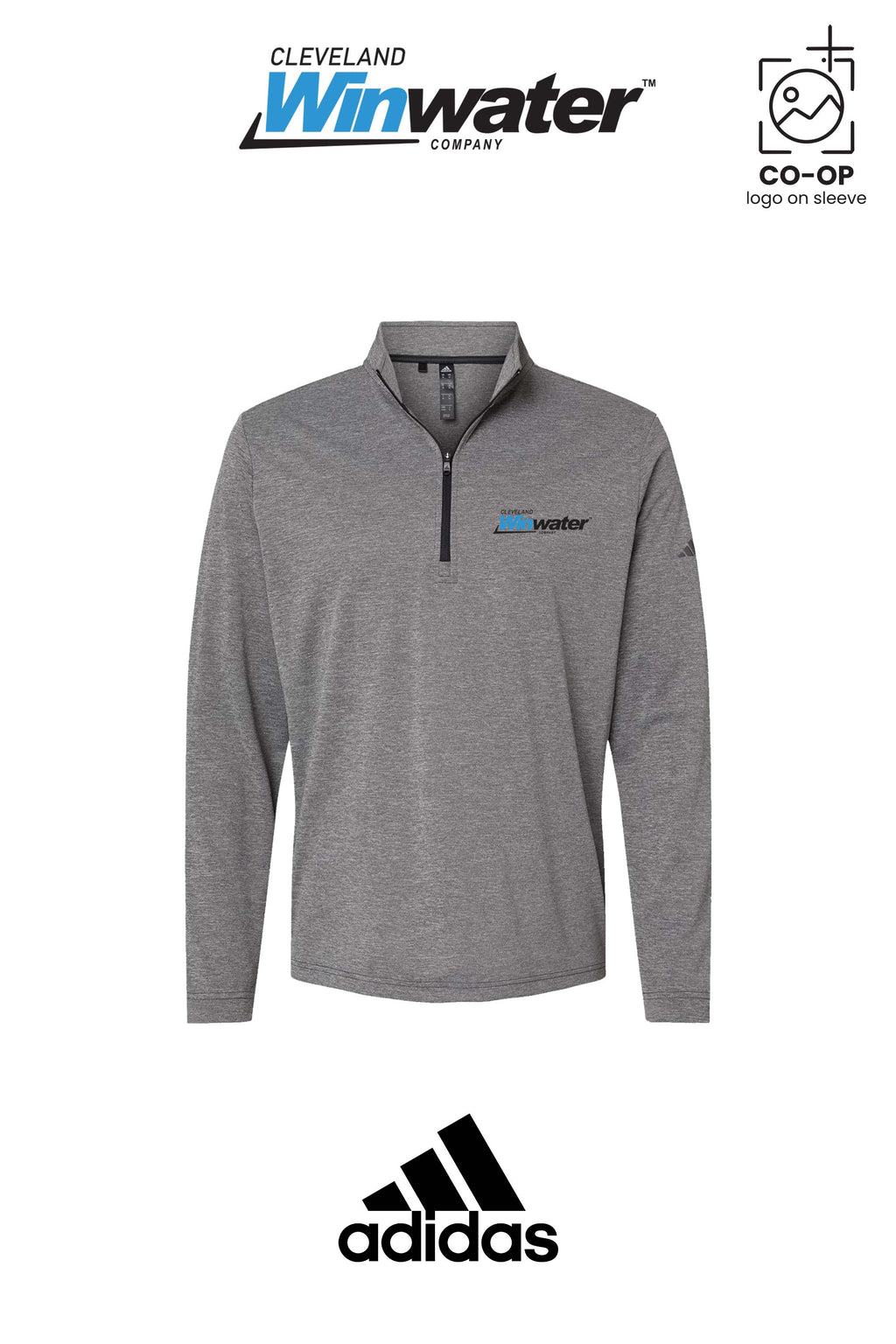 Adidas Mens Ultimate365 Lightweight Quarter-Zip Pullover - Winwater of Cleveland