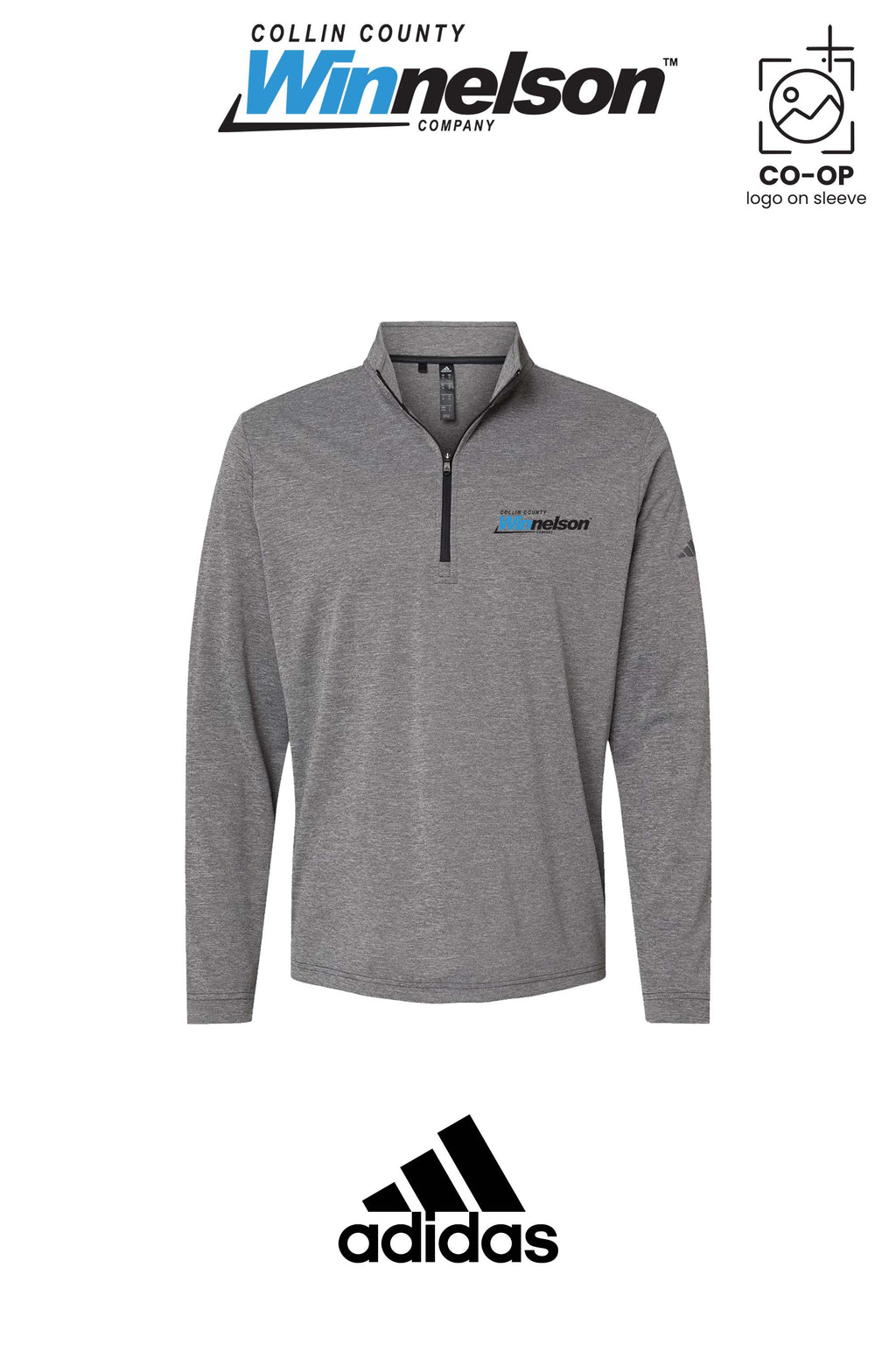Adidas Mens Ultimate365 Lightweight Quarter-Zip Pullover - Collin County Winnelson