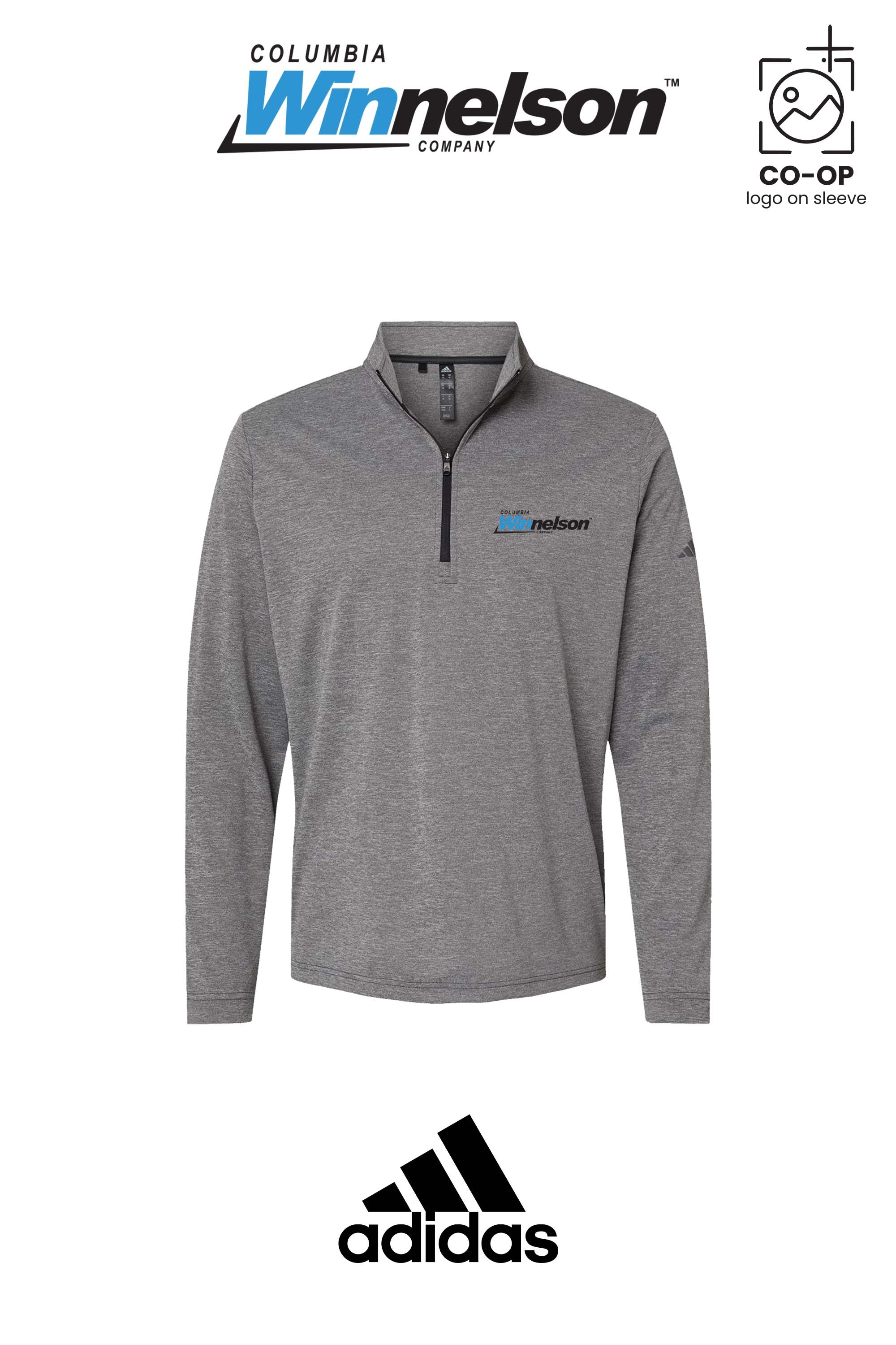 Adidas Mens Ultimate365 Lightweight Quarter-Zip Pullover - Columbia MO Winnelson