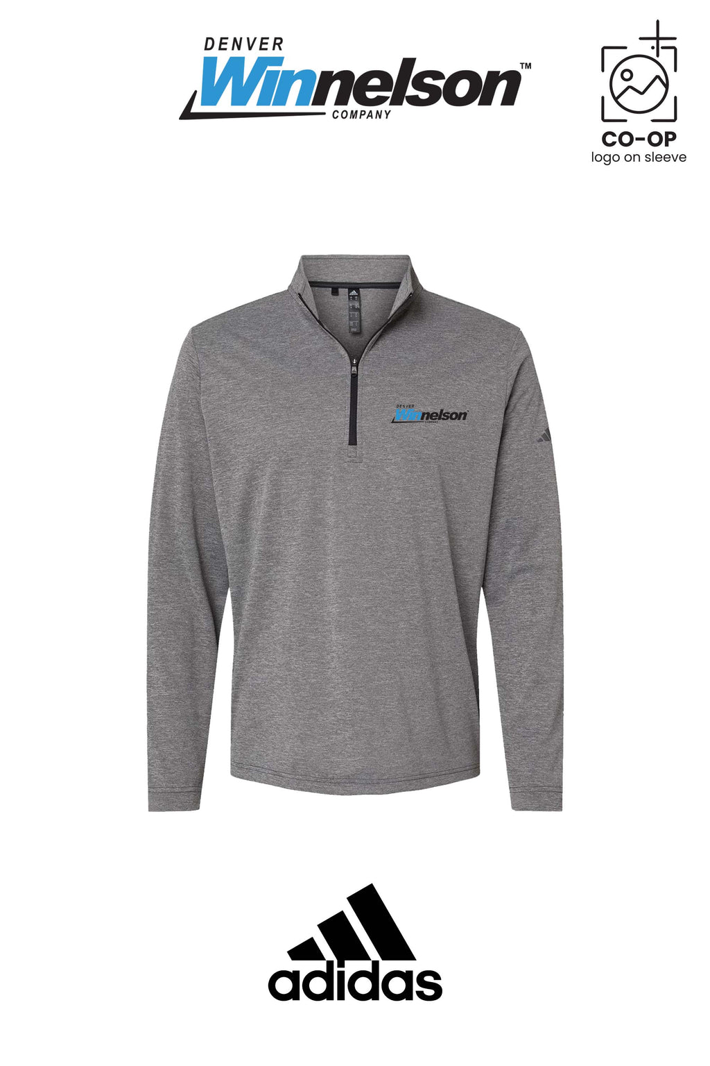 Adidas Mens Ultimate365 Lightweight Quarter-Zip Pullover - Denver Winnelson