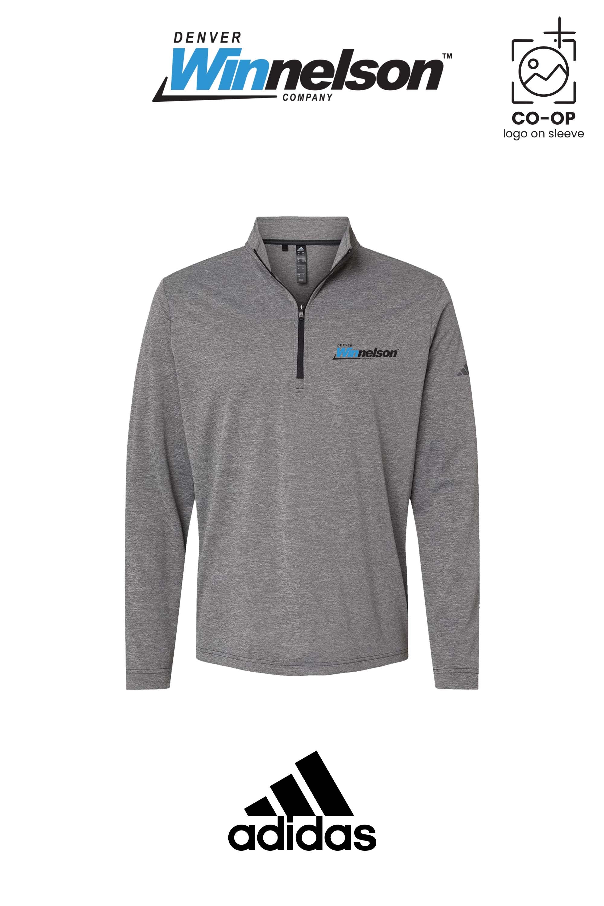 Adidas Mens Ultimate365 Lightweight Quarter-Zip Pullover - Denver Winnelson