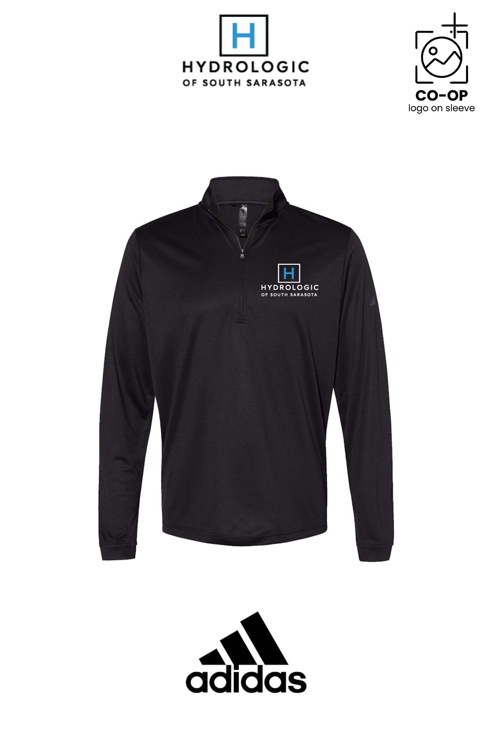 Adidas Mens Ultimate365 Lightweight Quarter-Zip Pullover - Winsupply Sarasota FL Co.