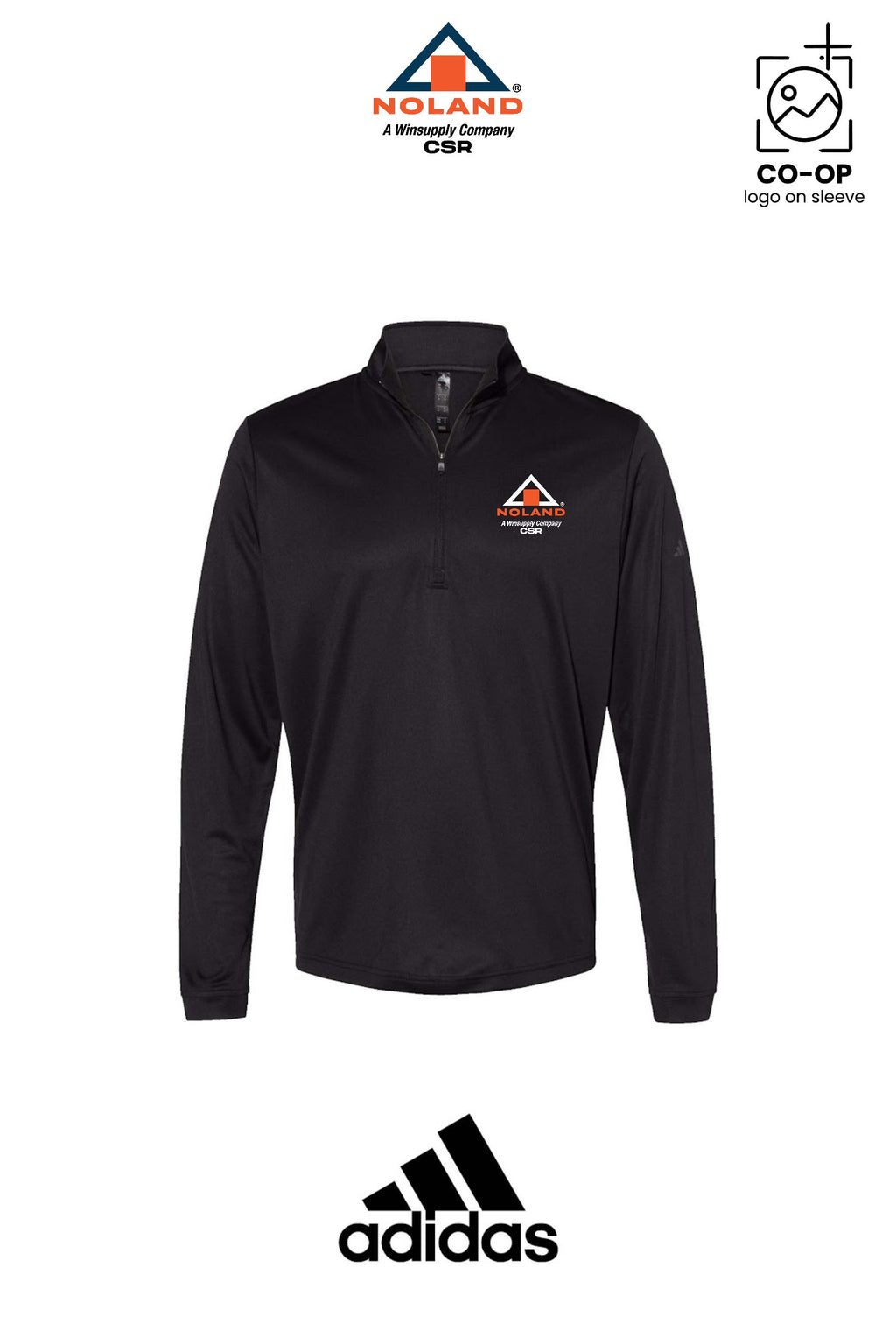 Adidas Mens Ultimate365 Lightweight Quarter-Zip Pullover - Noland CSR