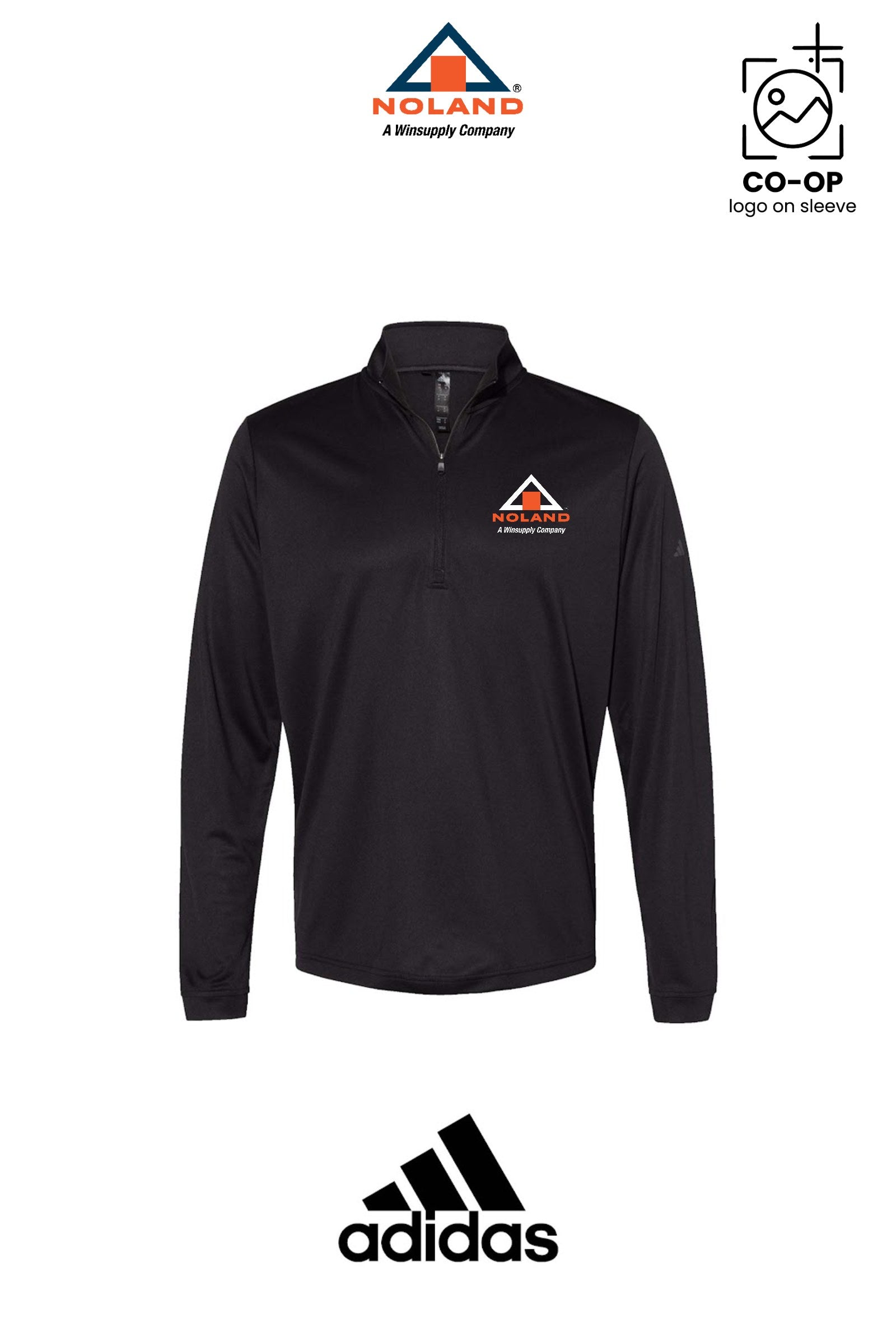 Adidas Mens Ultimate365 Lightweight Quarter-Zip Pullover - Harrison Noland