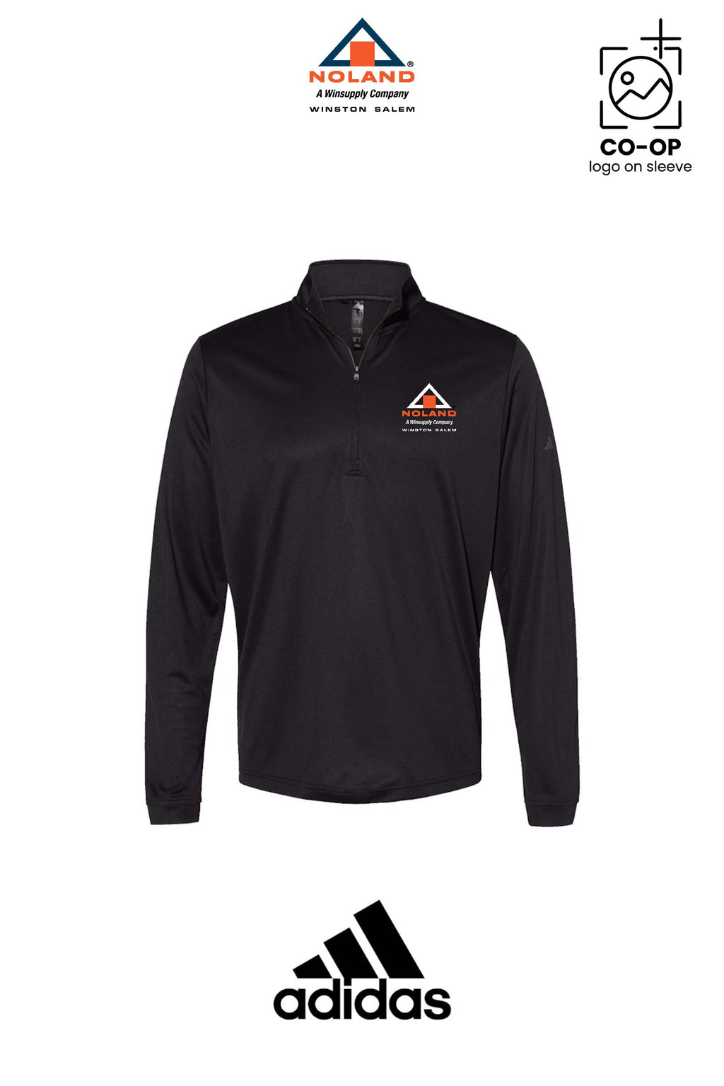 Adidas Mens Ultimate365 Lightweight Quarter-Zip Pullover - Winston Salem Noland