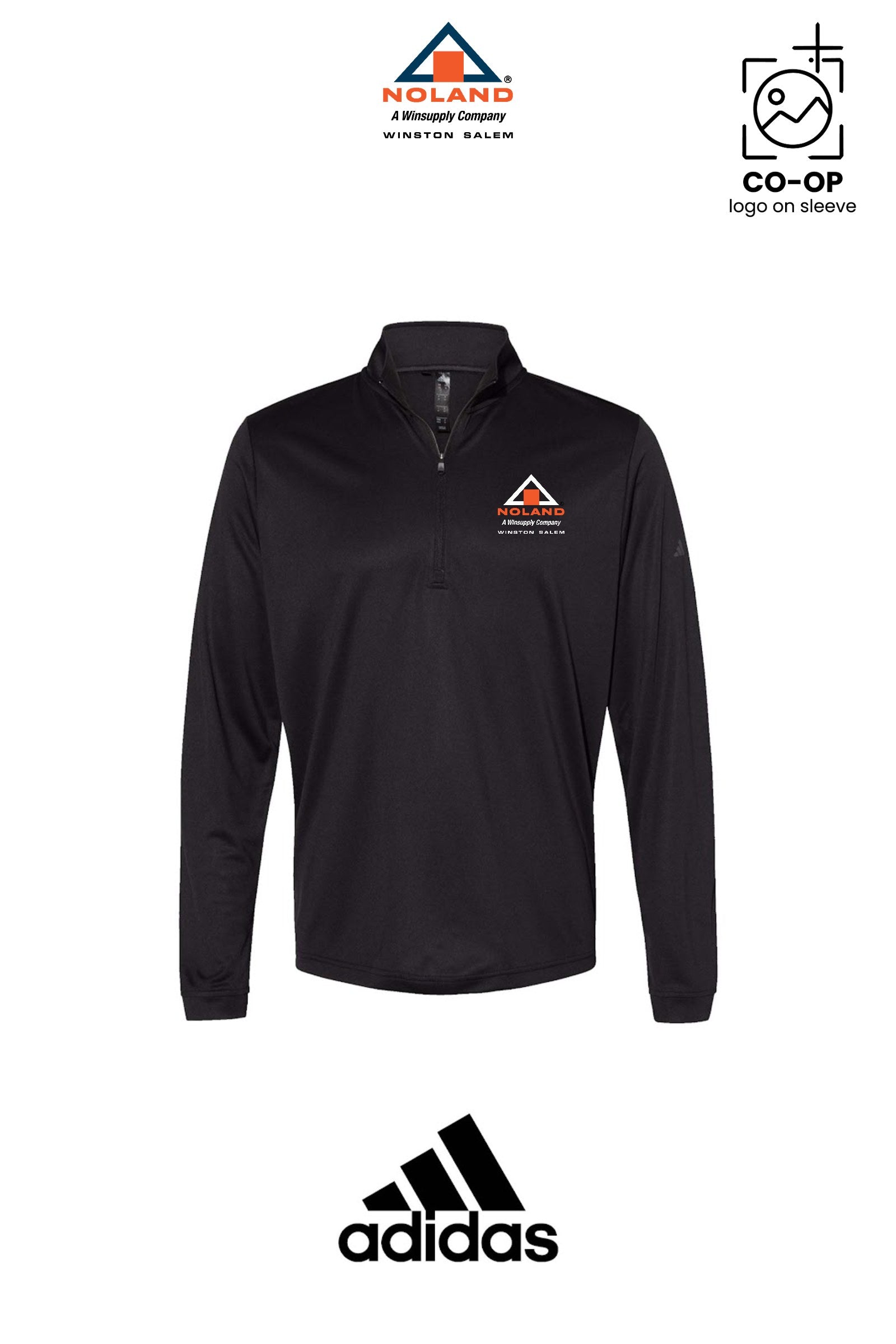 Adidas Mens Ultimate365 Lightweight Quarter-Zip Pullover - Winston Salem Noland