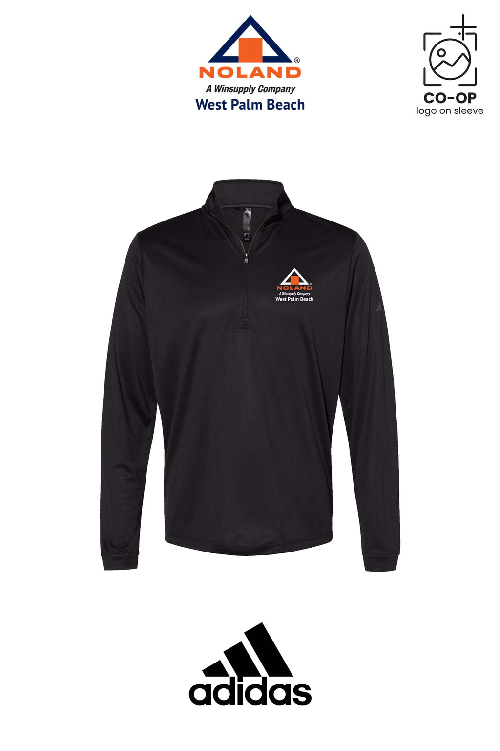 Adidas Mens Ultimate365 Lightweight Quarter-Zip Pullover - Noland West Palm Beach