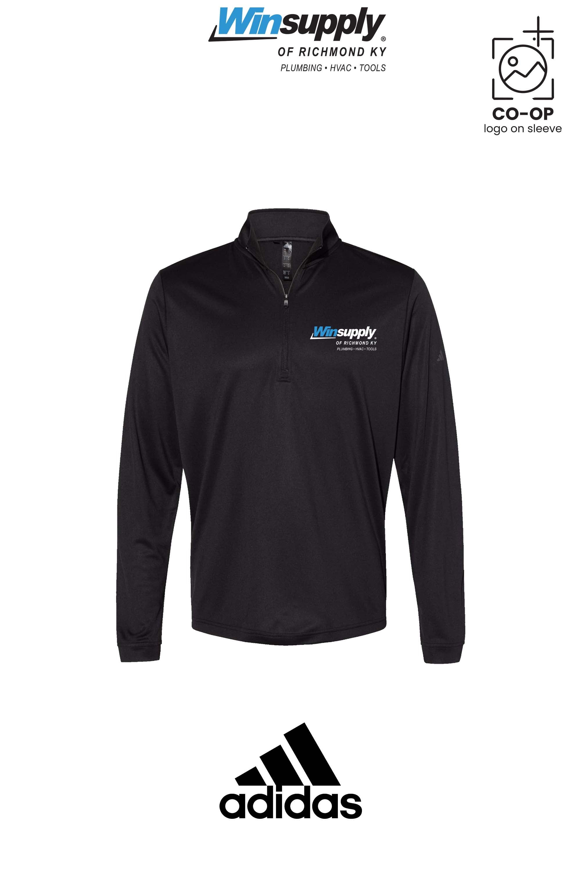 Adidas Mens Ultimate365 Lightweight Quarter-Zip Pullover - Winsupply of Richmond KY