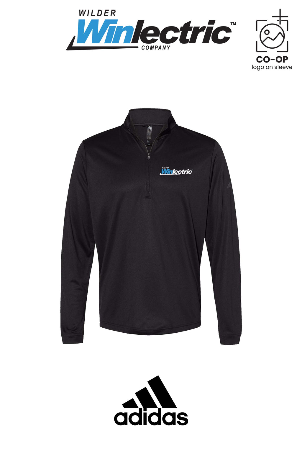 Adidas Mens Ultimate365 Lightweight Quarter-Zip Pullover - Wilder Winlectric