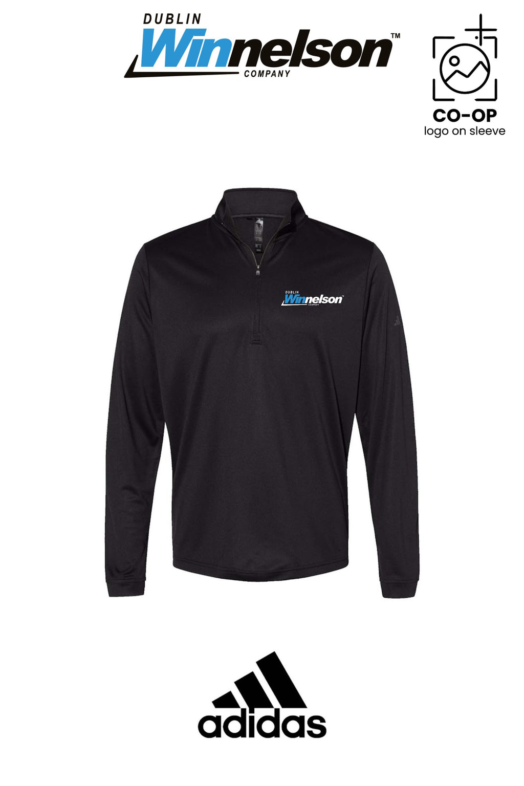 Adidas Mens Ultimate365 Lightweight Quarter-Zip Pullover - Dublin Winnelson