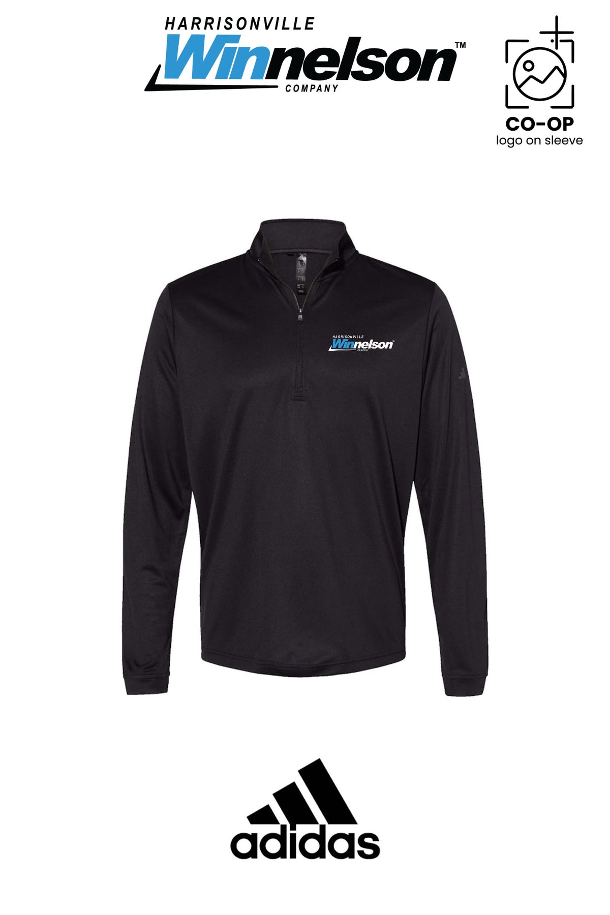 Adidas Mens Ultimate365 Lightweight Quarter-Zip Pullover - Harrisonville Winnelson