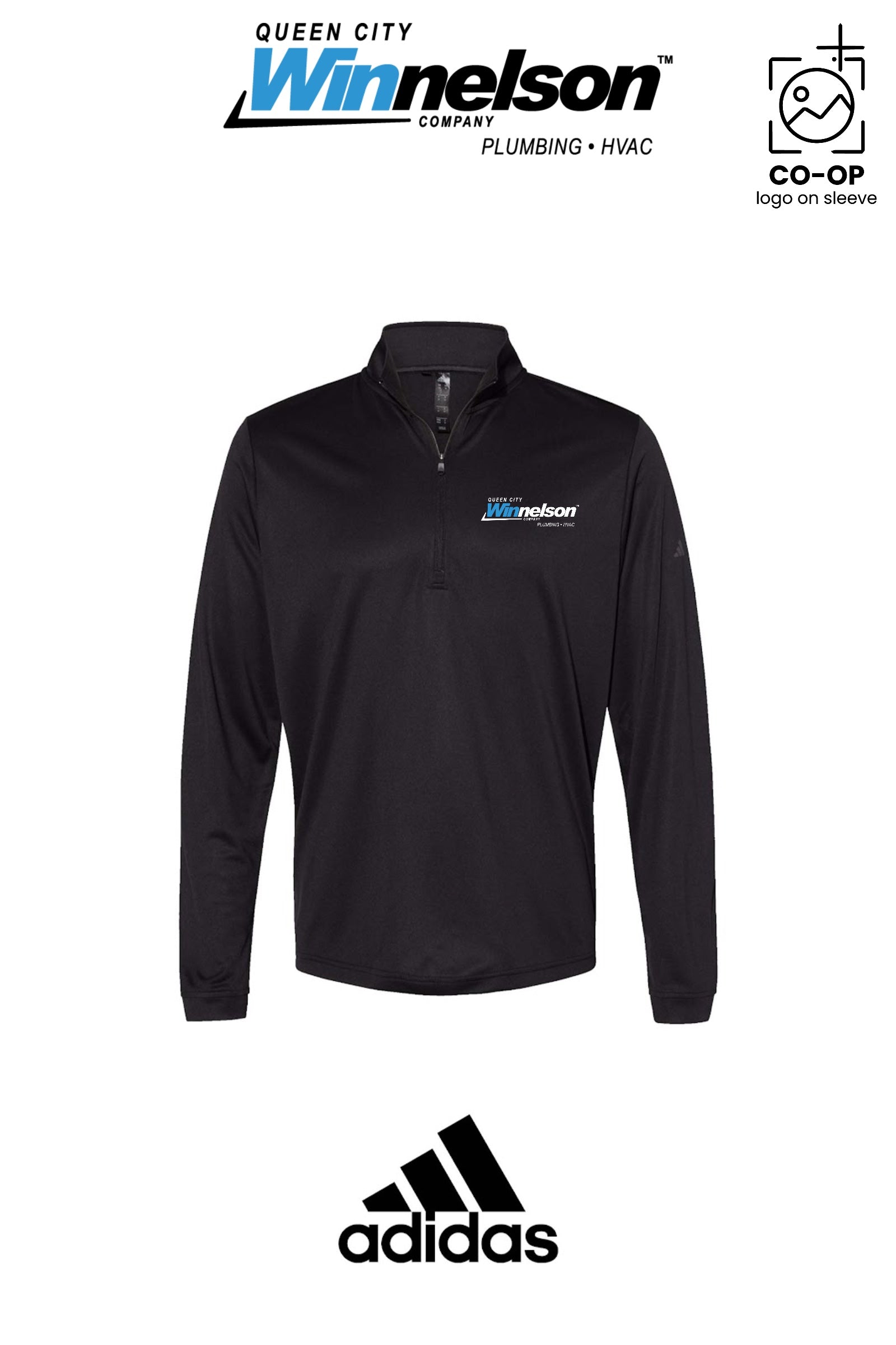 Adidas Mens Ultimate365 Lightweight Quarter-Zip Pullover - Queen City Winnelson