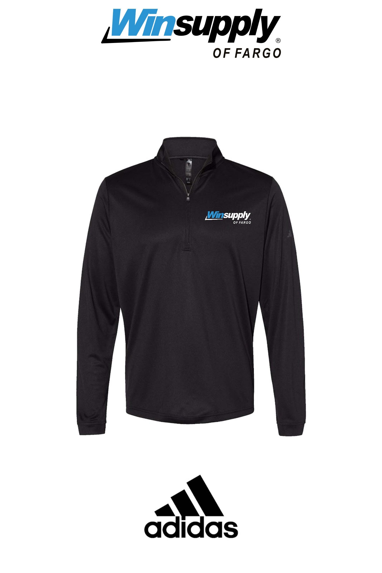 Adidas Mens Ultimate365 Lightweight Quarter-Zip Pullover - Winsupply of Fargo