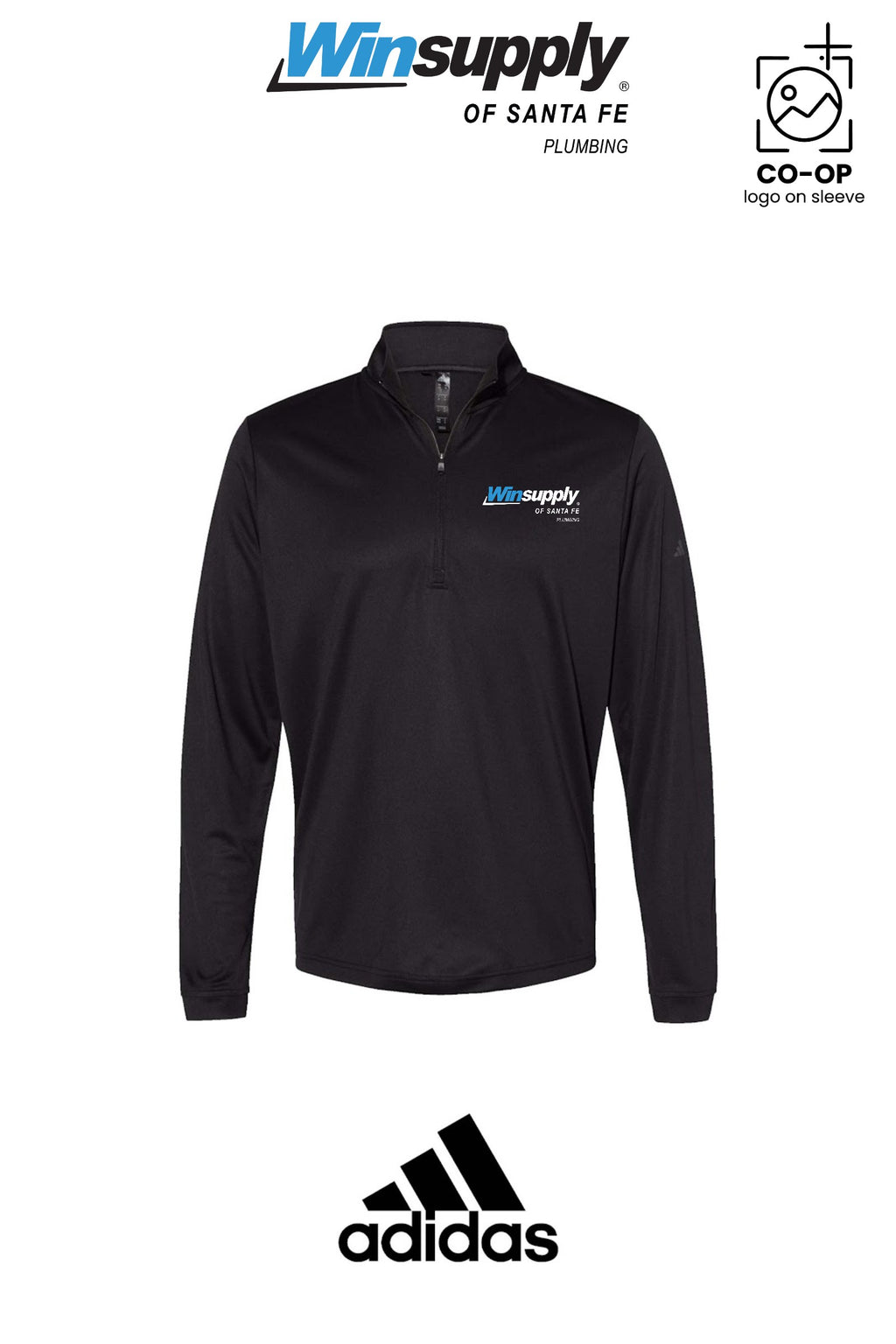 Adidas Mens Ultimate365 Lightweight Quarter-Zip Pullover - Winsupply of Santa Fe