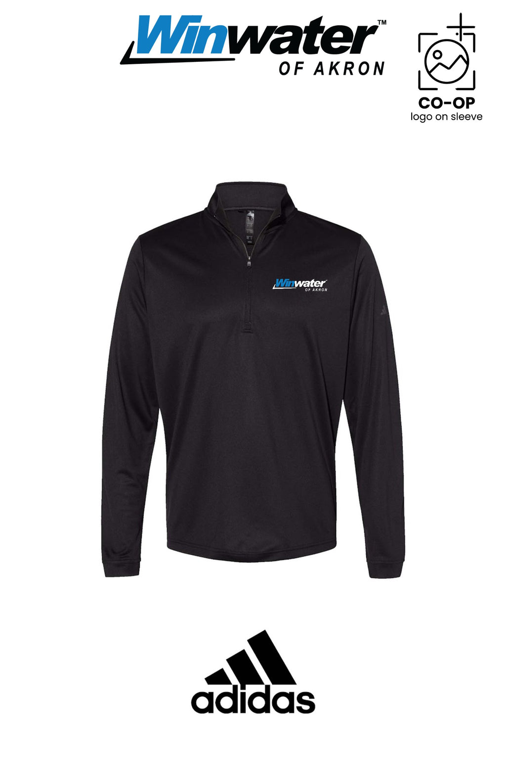 Adidas Mens Ultimate365 Lightweight Quarter-Zip Pullover - Winwater of Akron