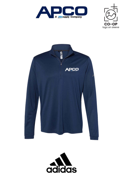 Adidas Mens Ultimate365 Lightweight Quarter-Zip Pullover - APCO Supply - Indianapolis