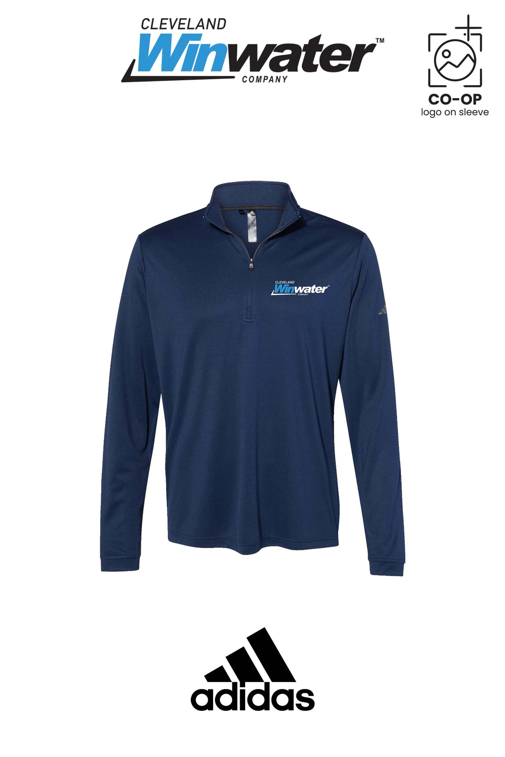 Adidas Mens Ultimate365 Lightweight Quarter-Zip Pullover - Winwater of Cleveland