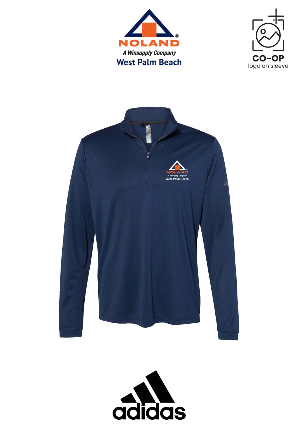 Adidas Mens Ultimate365 Lightweight Quarter-Zip Pullover - Noland West Palm Beach