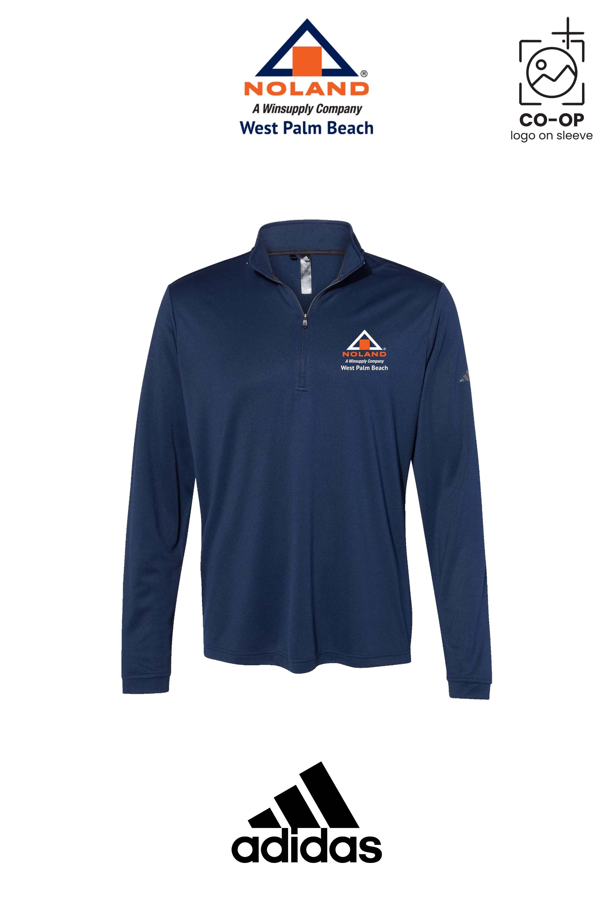 Adidas Mens Ultimate365 Lightweight Quarter-Zip Pullover - Noland West Palm Beach