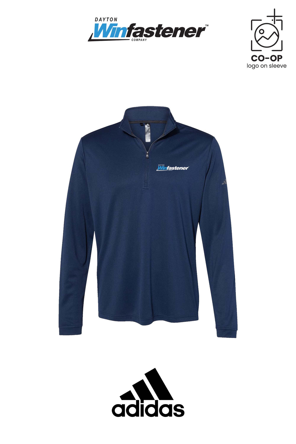Adidas Mens Ultimate365 Lightweight Quarter-Zip Pullover - Dayton Winfastener