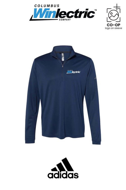 Adidas Mens Ultimate365 Lightweight Quarter-Zip Pullover - Columbus Winlectric