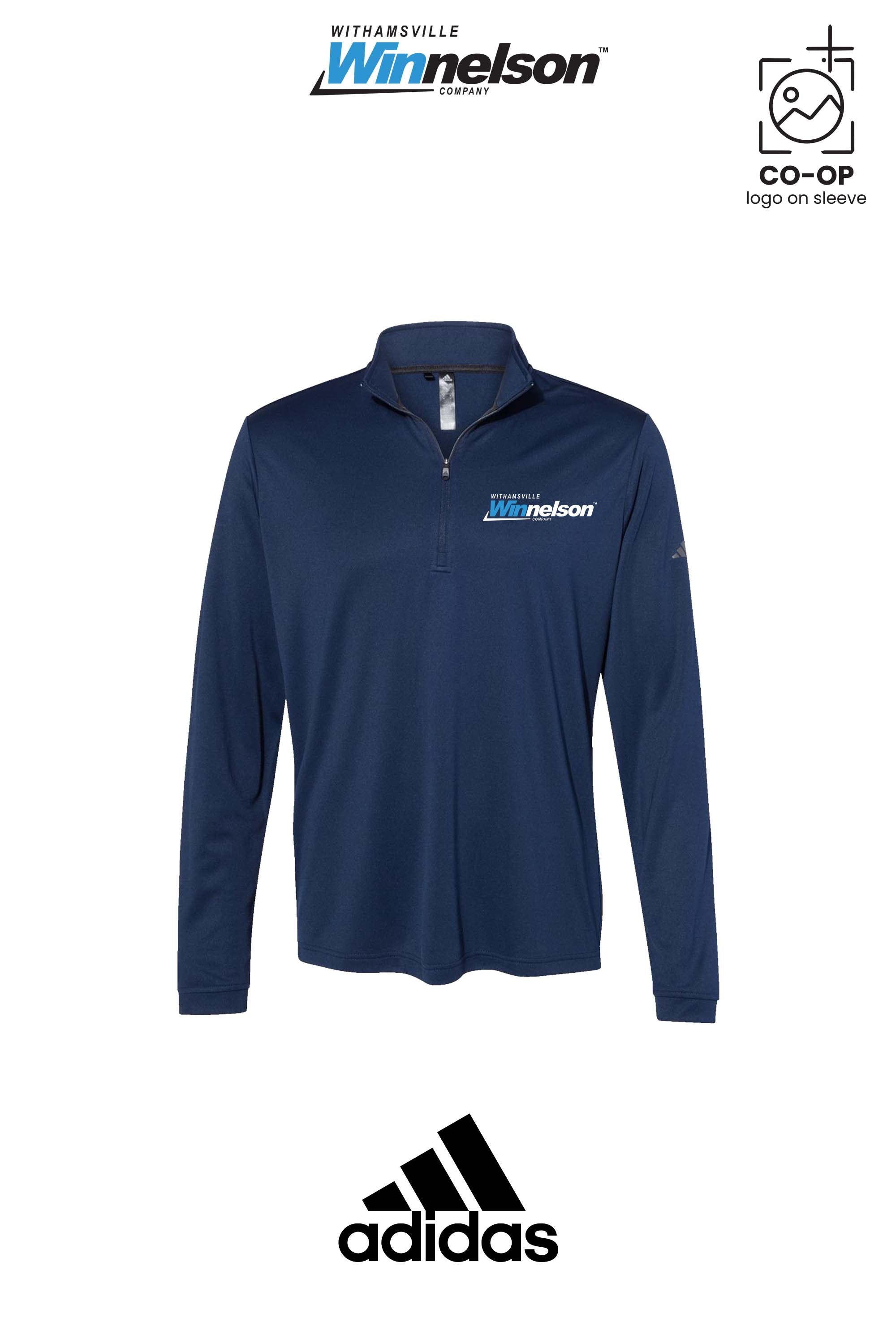 Adidas Mens Ultimate365 Lightweight Quarter-Zip Pullover - Withamsville Winnelson