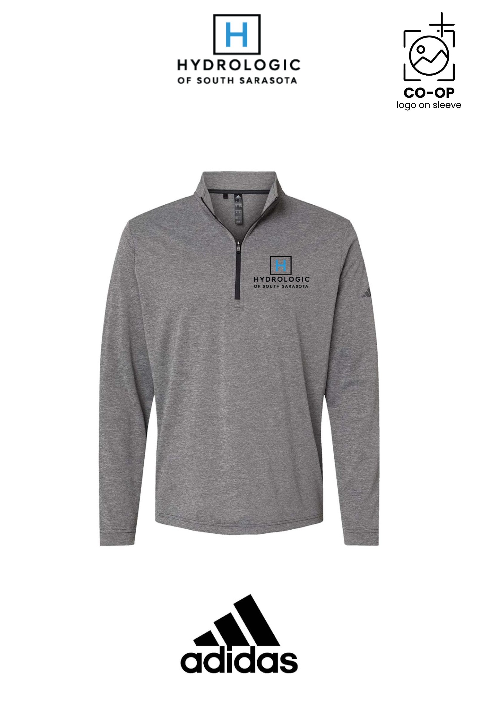 Adidas Mens Ultimate365 Lightweight Quarter-Zip Pullover - Winsupply Sarasota FL Co.