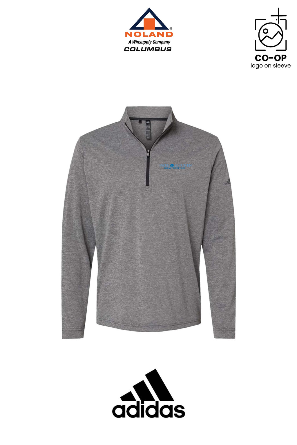 Adidas Mens Ultimate365 Lightweight Quarter-Zip Pullover - Columbus Noland