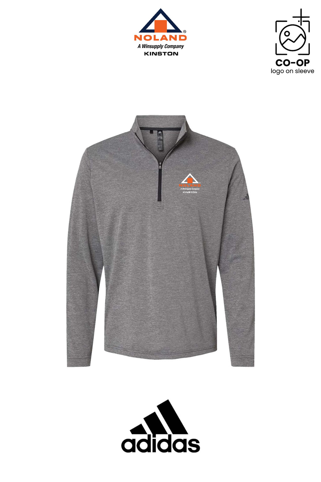 Adidas Mens Ultimate365 Lightweight Quarter-Zip Pullover - Kinston Noland