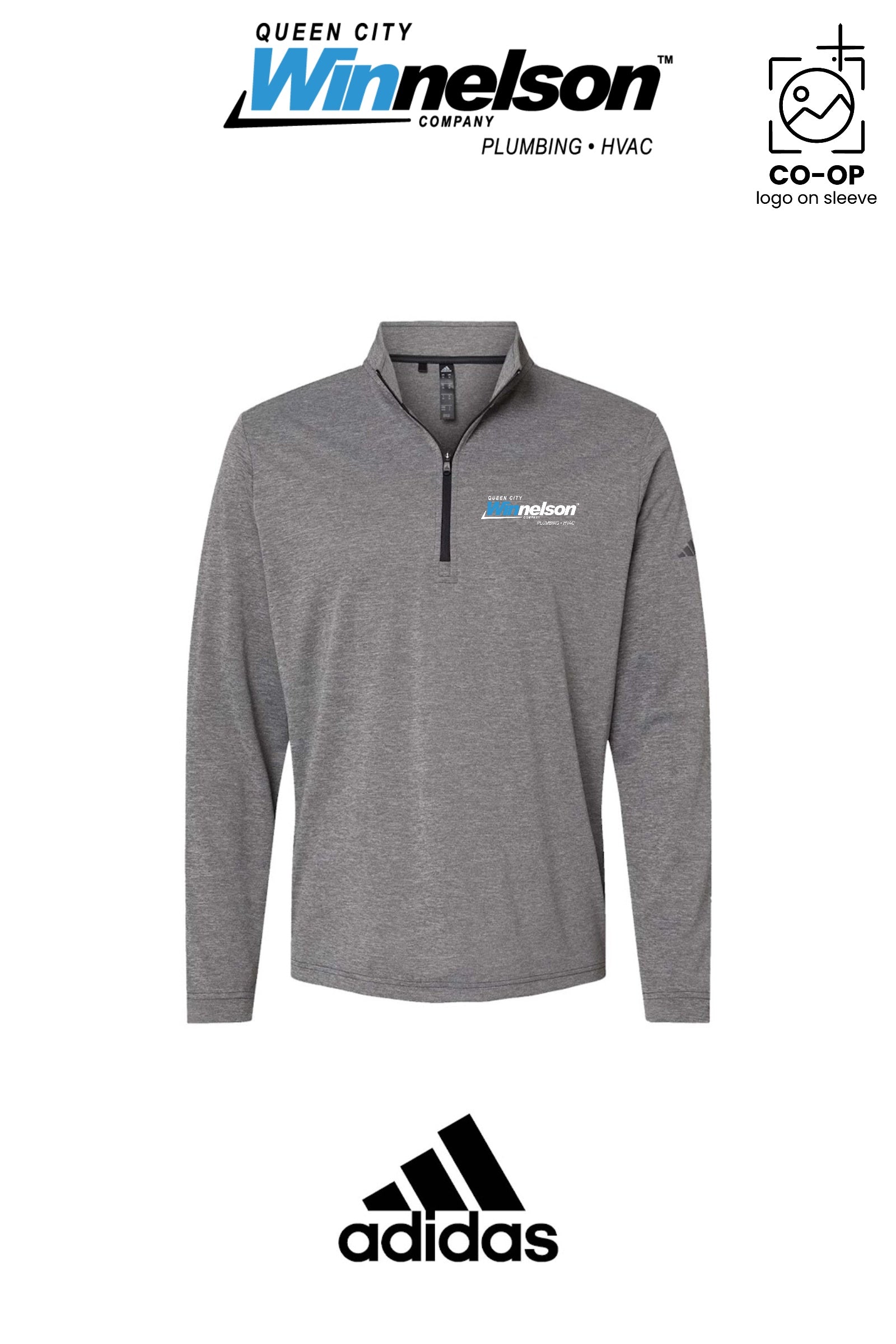 Adidas Mens Ultimate365 Lightweight Quarter-Zip Pullover - Queen City Winnelson