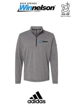 Adidas Mens Ultimate365 Lightweight Quarter-Zip Pullover - Rock Springs Winnelson