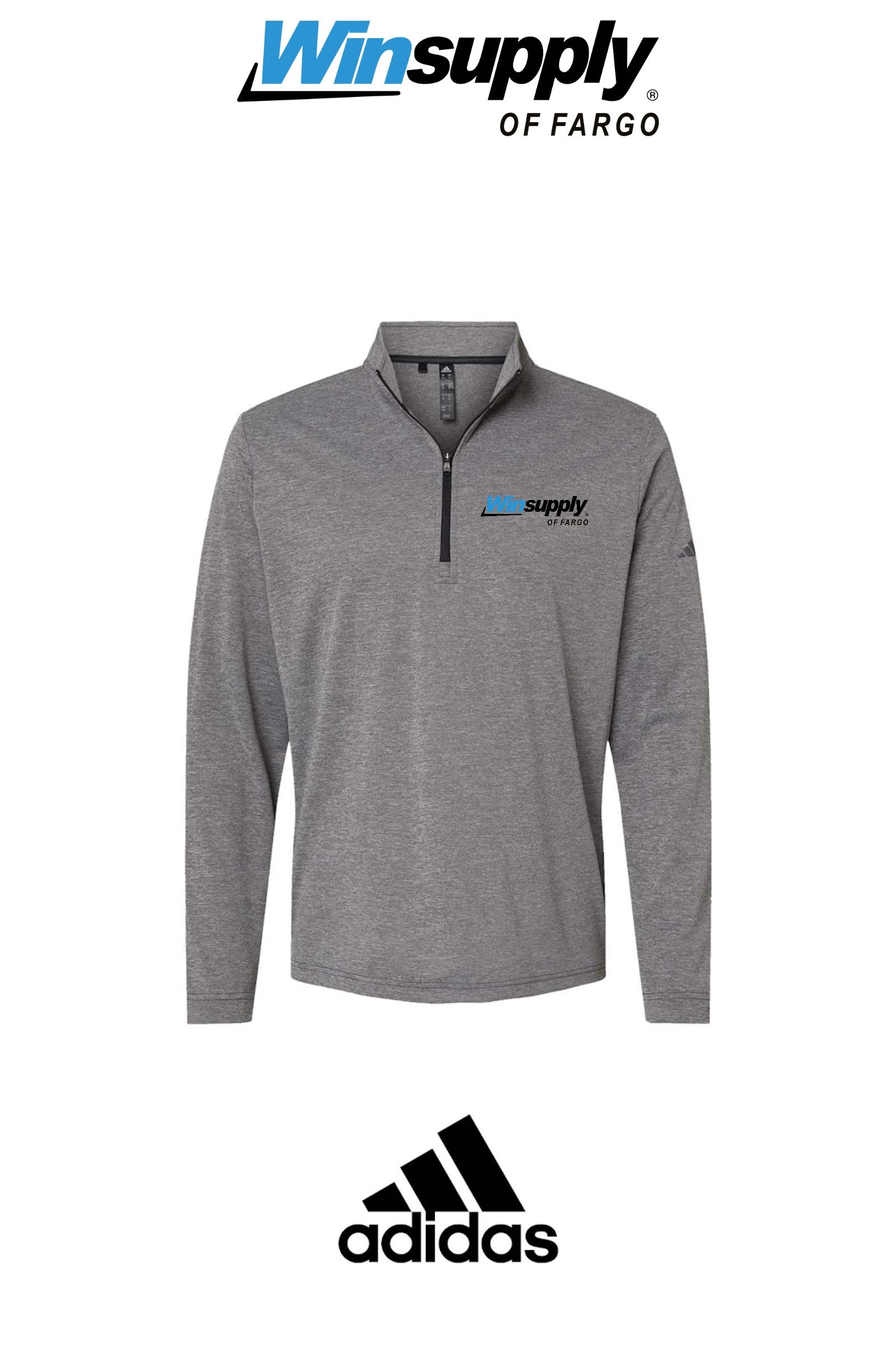 Adidas Mens Ultimate365 Lightweight Quarter-Zip Pullover - Winsupply of Fargo