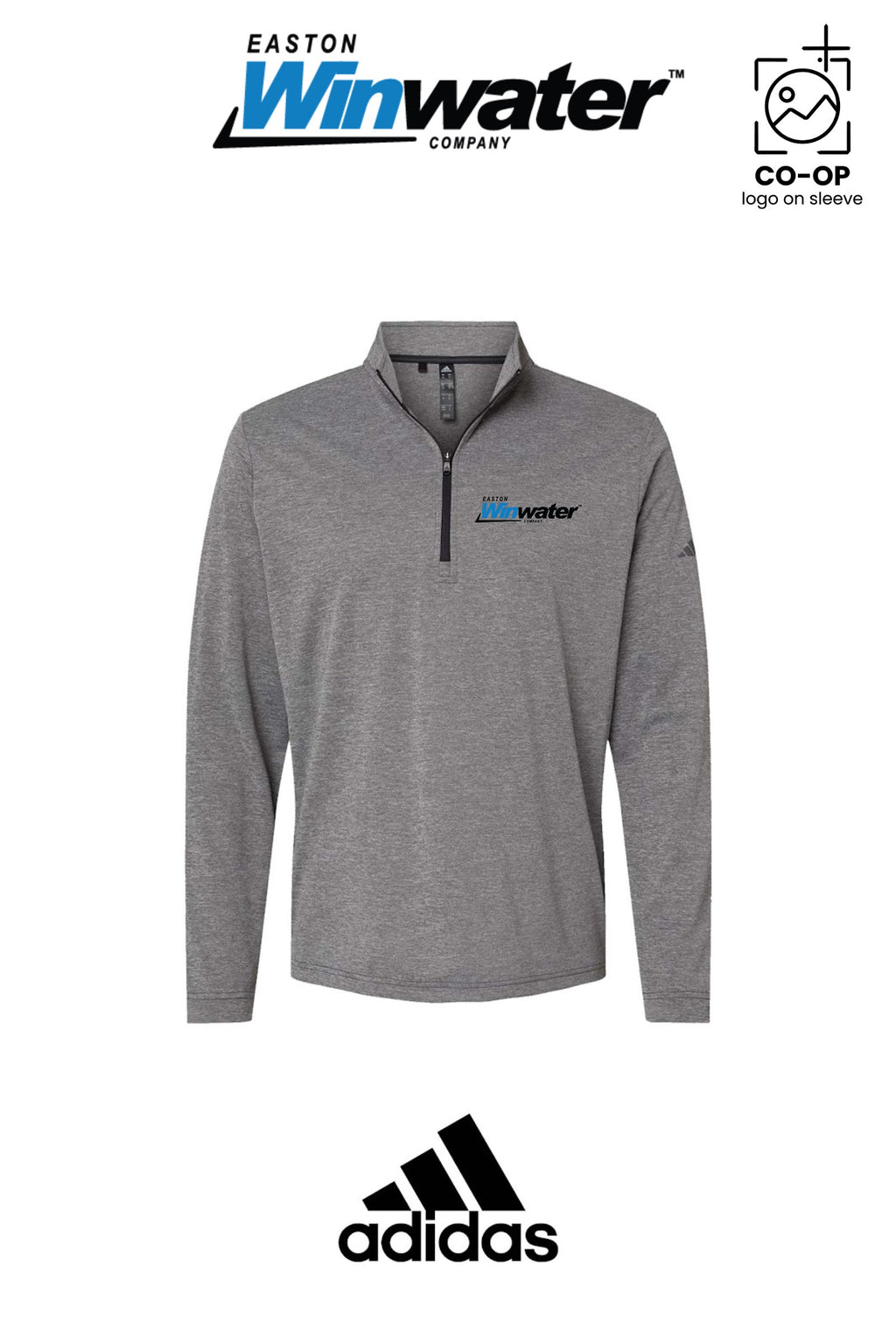 Adidas Mens Ultimate365 Lightweight Quarter-Zip Pullover - Easton Winwater