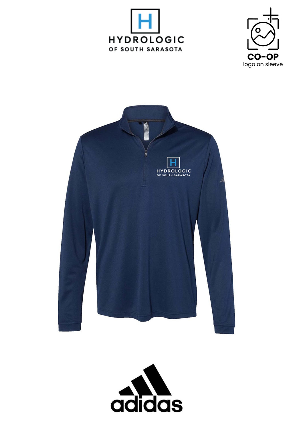 Adidas Mens Ultimate365 Lightweight Quarter-Zip Pullover - Winsupply Sarasota FL Co.