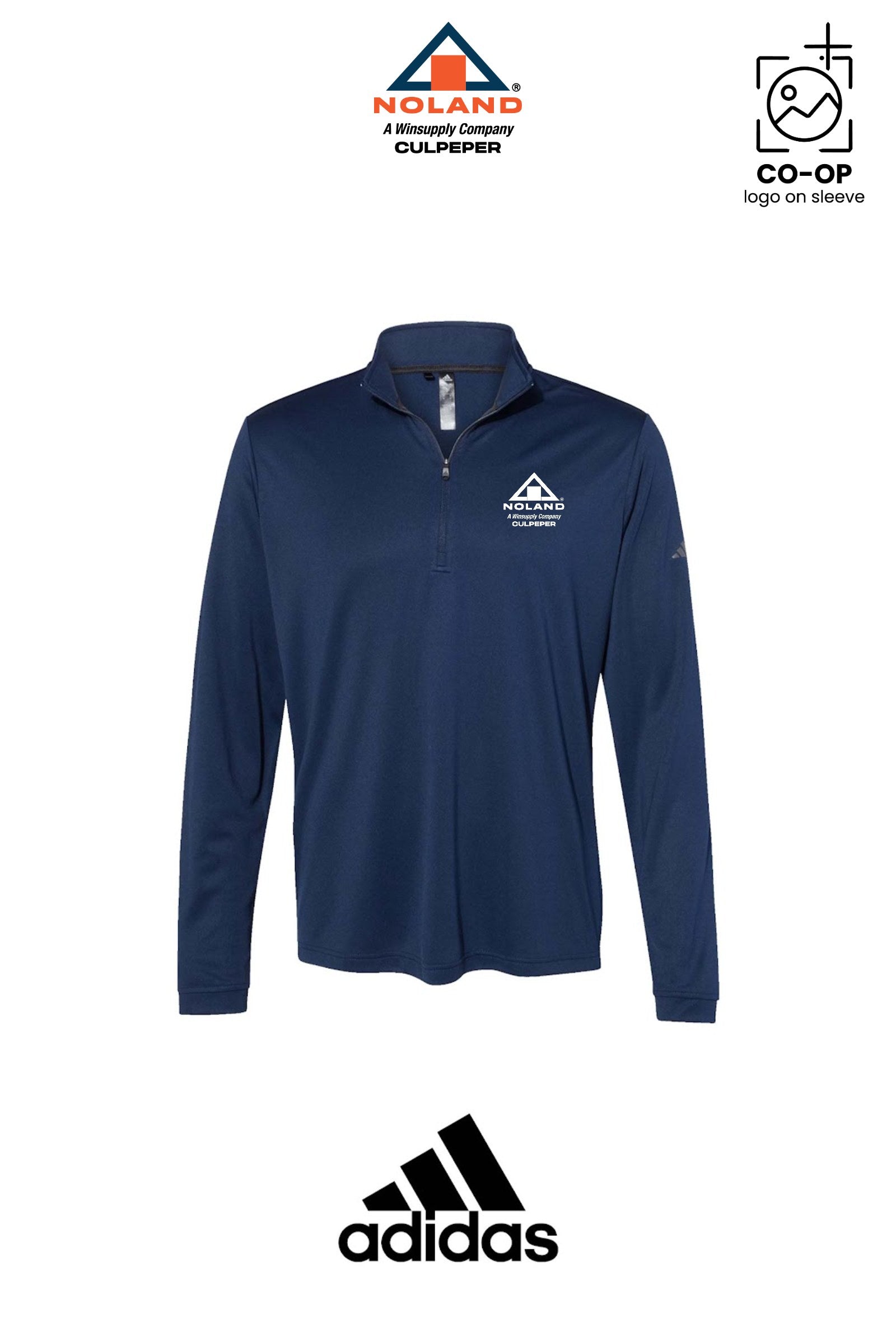 Adidas Mens Ultimate365 Lightweight Quarter-Zip Pullover - Culpeper Noland