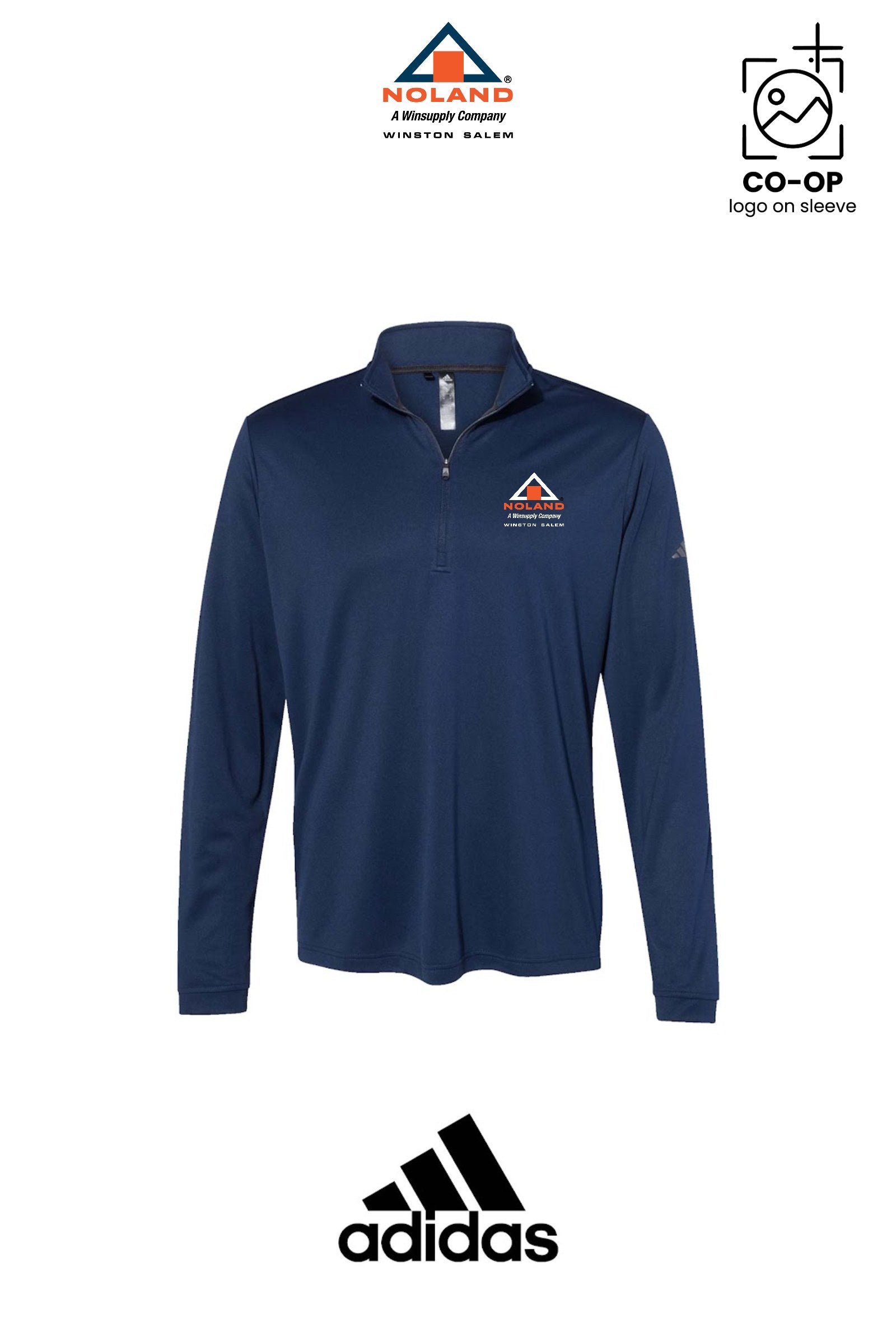 Adidas Mens Ultimate365 Lightweight Quarter-Zip Pullover - Winston Salem Noland