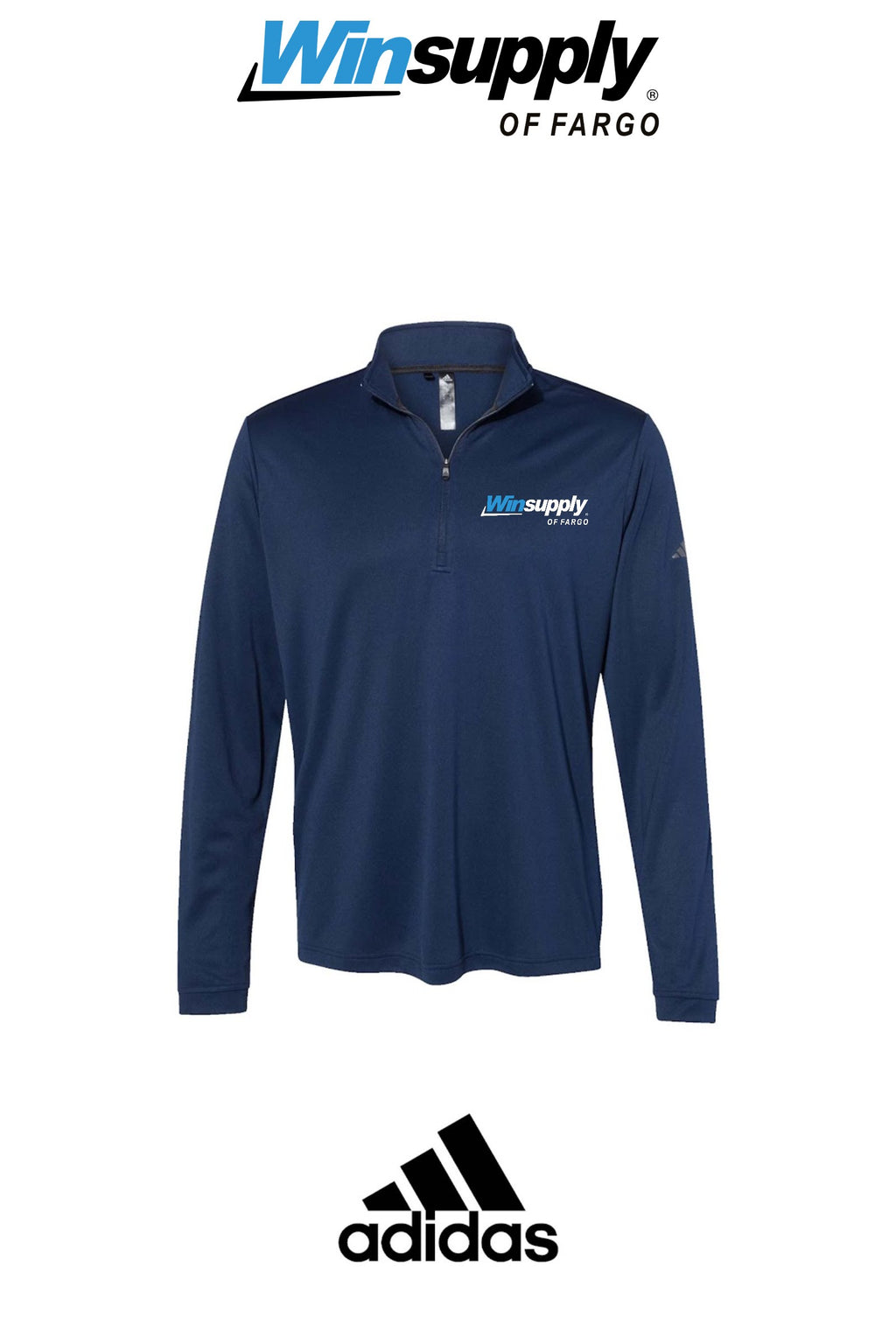 Adidas Mens Ultimate365 Lightweight Quarter-Zip Pullover - Winsupply of Fargo