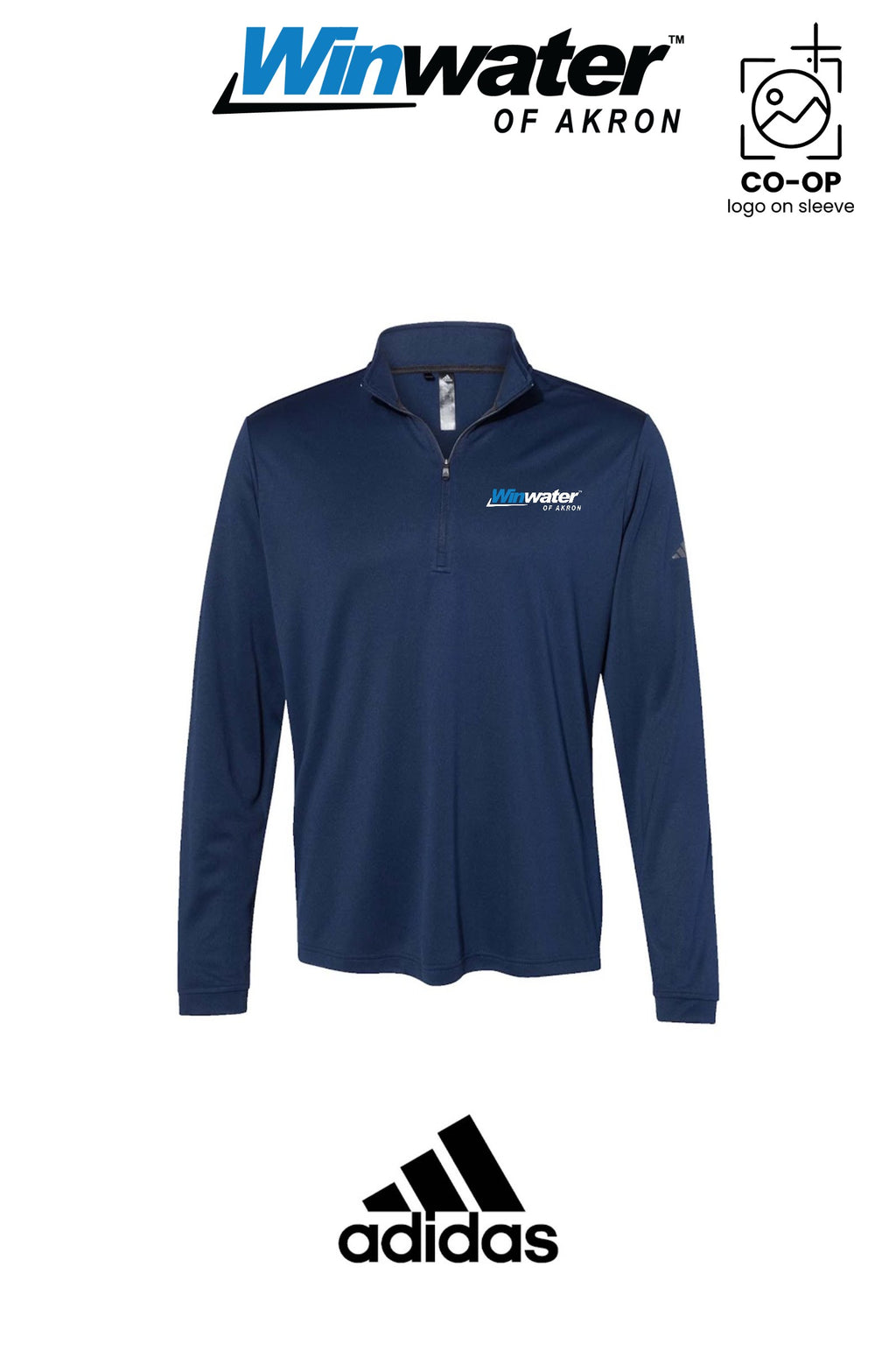 Adidas Mens Ultimate365 Lightweight Quarter-Zip Pullover - Winwater of Akron