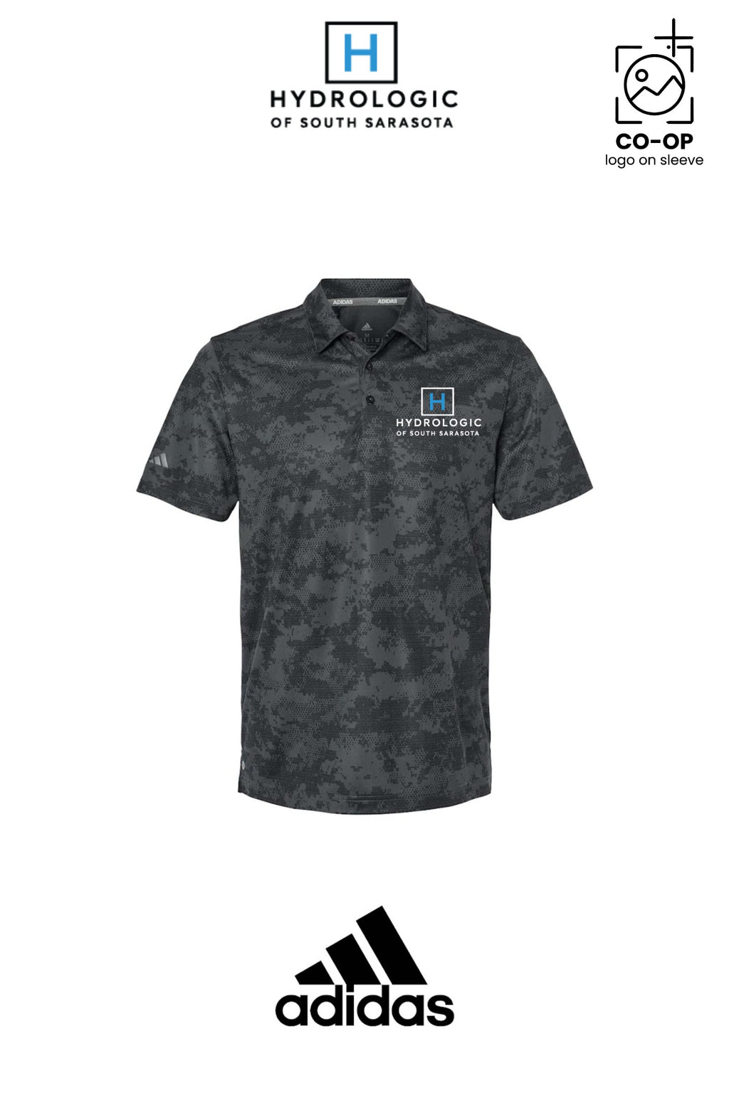 Adidas Mens All Over Camo Print Polo - Winsupply Sarasota FL Co.
