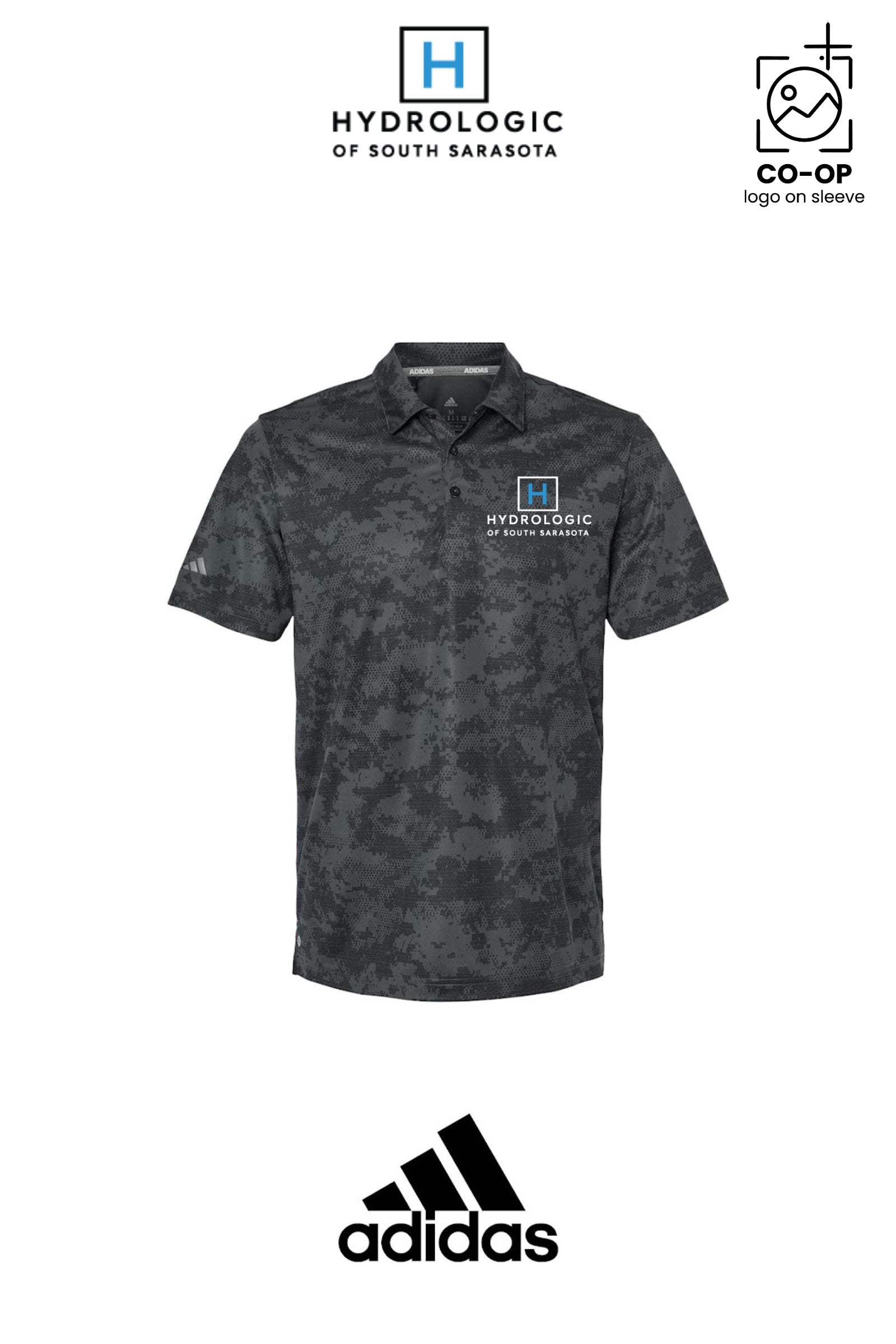 Adidas Mens All Over Camo Print Polo - Winsupply Sarasota FL Co.