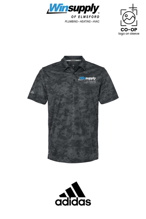 Adidas Mens All Over Camo Print Polo - Winsupply of Elmsford