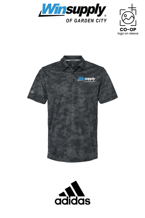 Adidas Mens All Over Camo Print Polo - Winsupply Garden City KS Co.