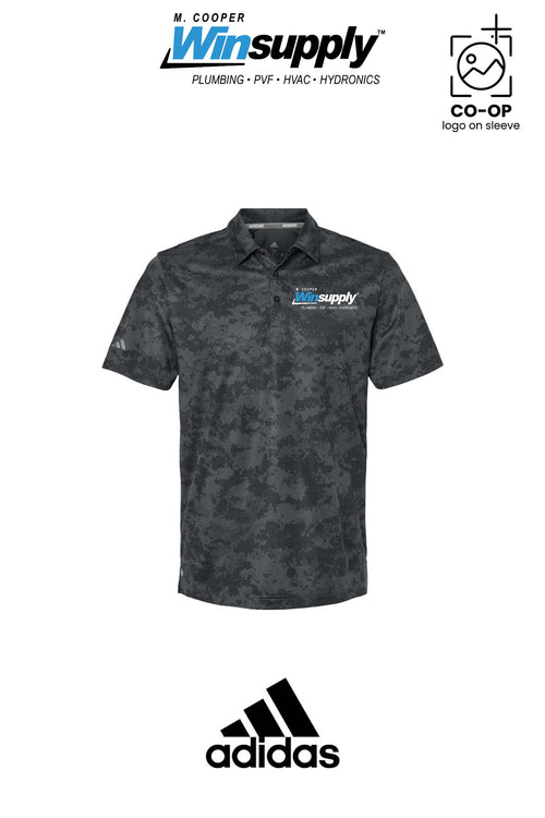 Adidas Mens All Over Camo Print Polo - M. Cooper Winsupply Co.