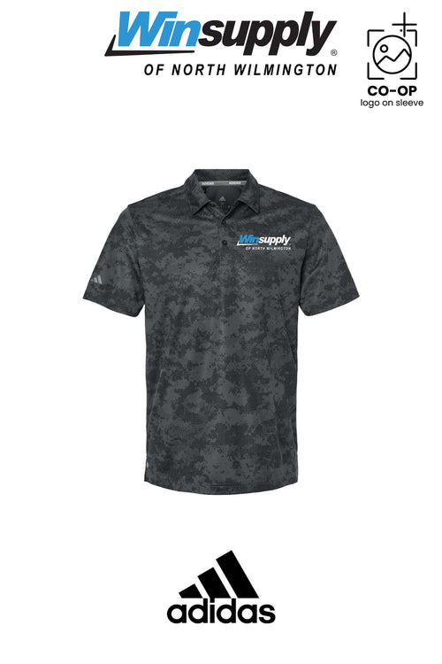 Adidas Mens All Over Camo Print Polo - Winsupply N Wilmington NC