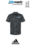 Adidas Mens All Over Camo Print Polo - Winsupply of Poplar Bluff