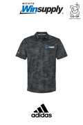 Adidas Mens All Over Camo Print Polo - Wichita Winsupply