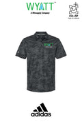 Adidas Mens All Over Camo Print Polo - Wyatt Irrigation of Santa Rosa